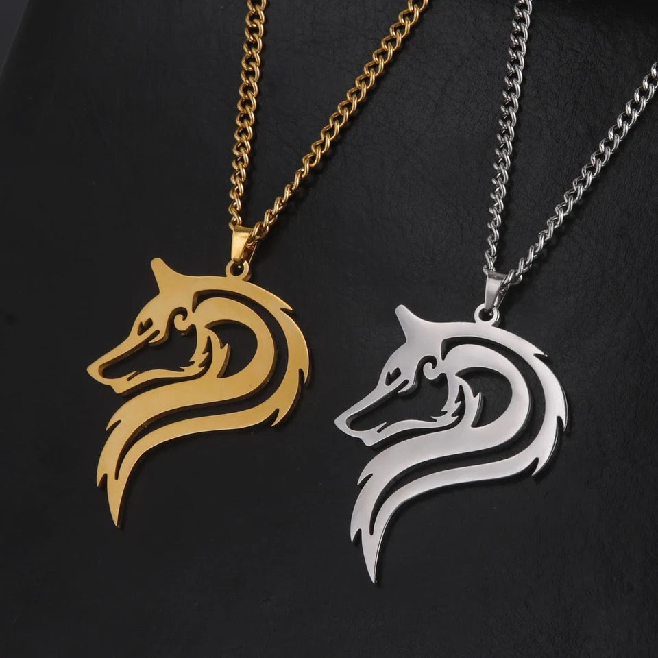 COLLAR DIJE DE LOBO   🐺