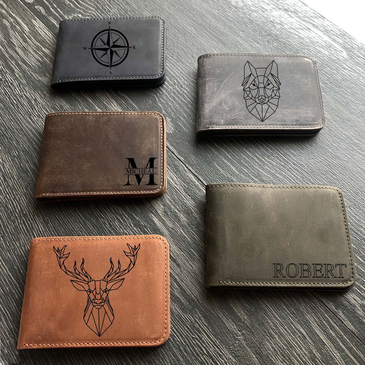 CARTERAS PARA HOMBRE LEATHER SINTÉTICO PERSONALIZABLES