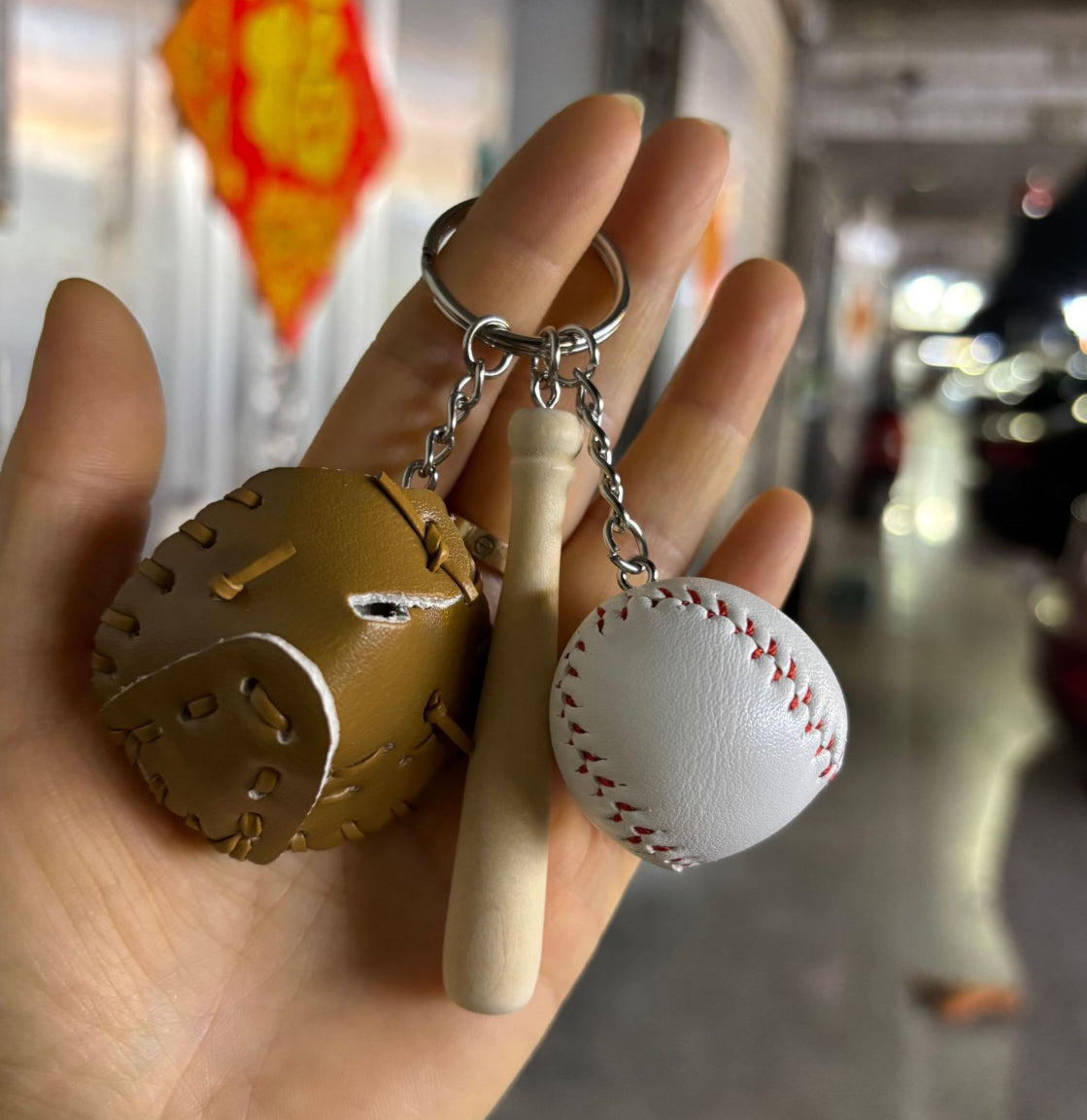 LLAVEROS DE BEISBOL PERSONALIZABLES CUERO Y MADERA DEPORTE
