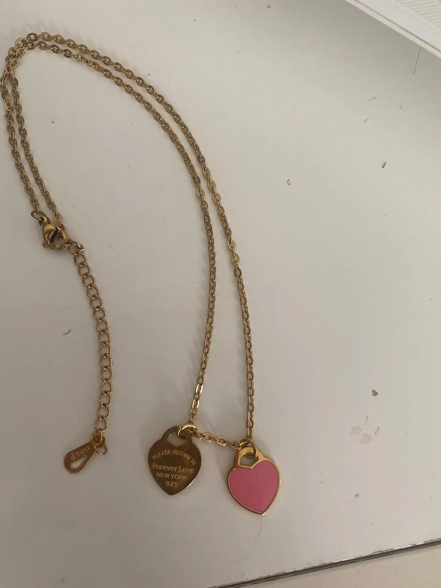 COLLAR MINIMALISTA ELEGANTE FOREVER LOVE NEW YORK