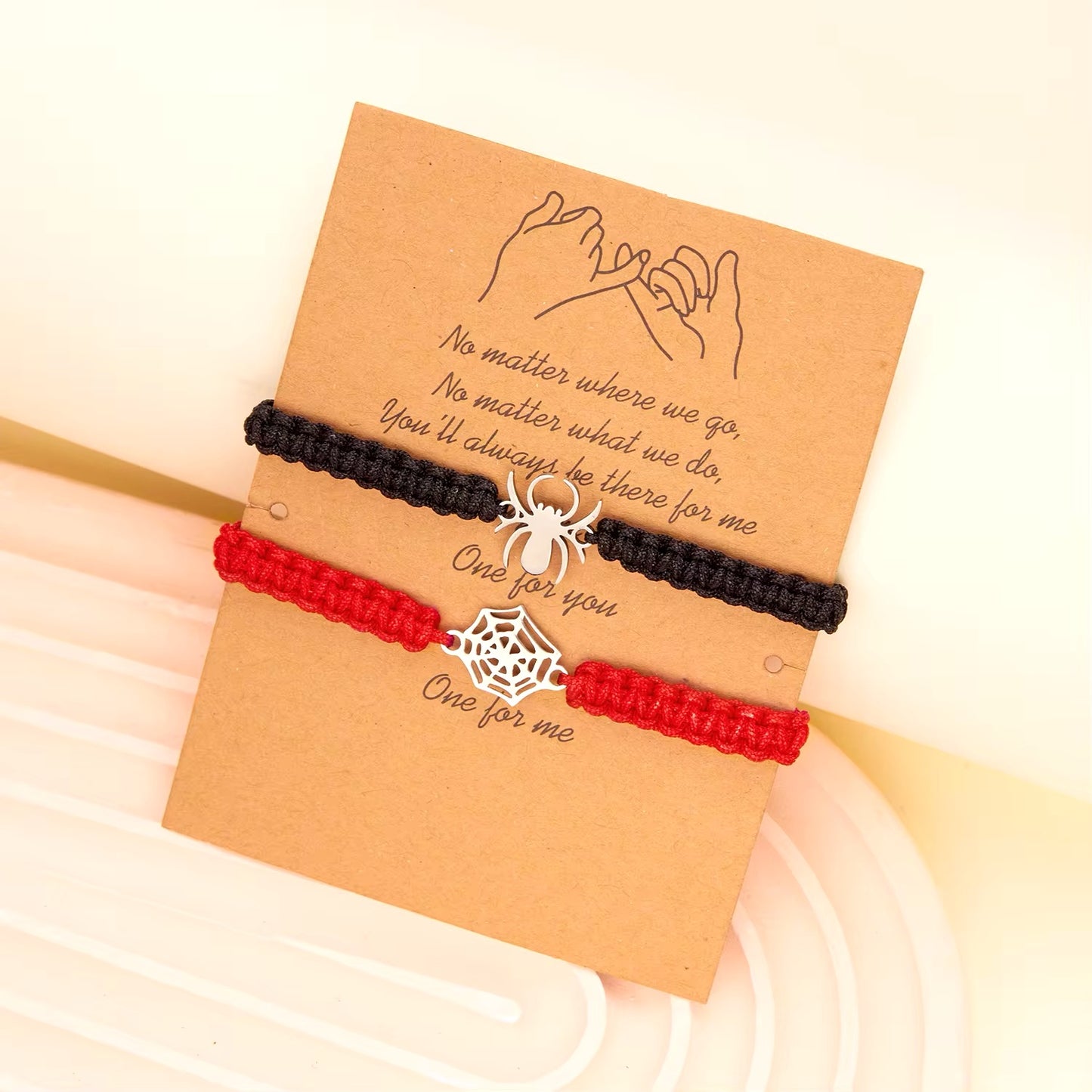 BRAZALETES MINIMALISTAS HOMBRE ARAÑA SPIDERMAN