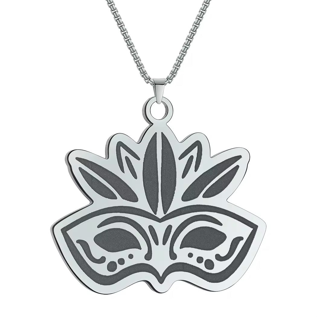 COLLAR MÁSCARA MINIMALISTA 50 SOMBRAS DE GREY UNISEX