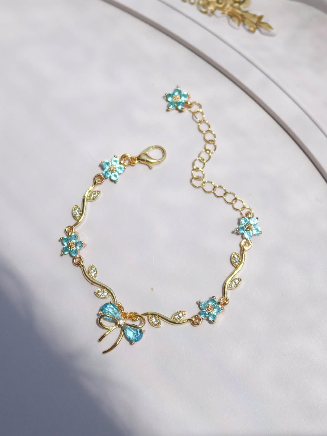 COLLAR BRAZALETES ELEGANTE LAZOS CORTE PRINCESA CRISTALES INCRUSTADOS