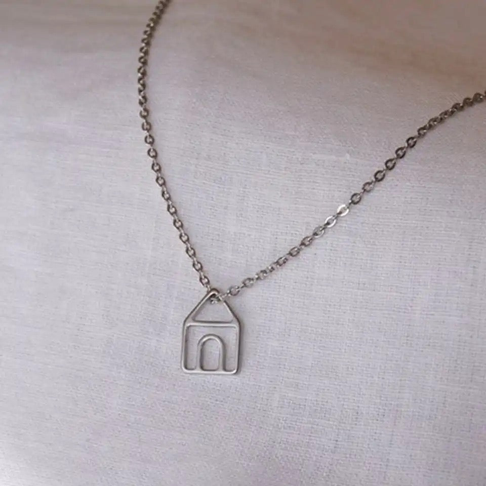 COLLAR CASITA MINIMALISTA LOVE HOME