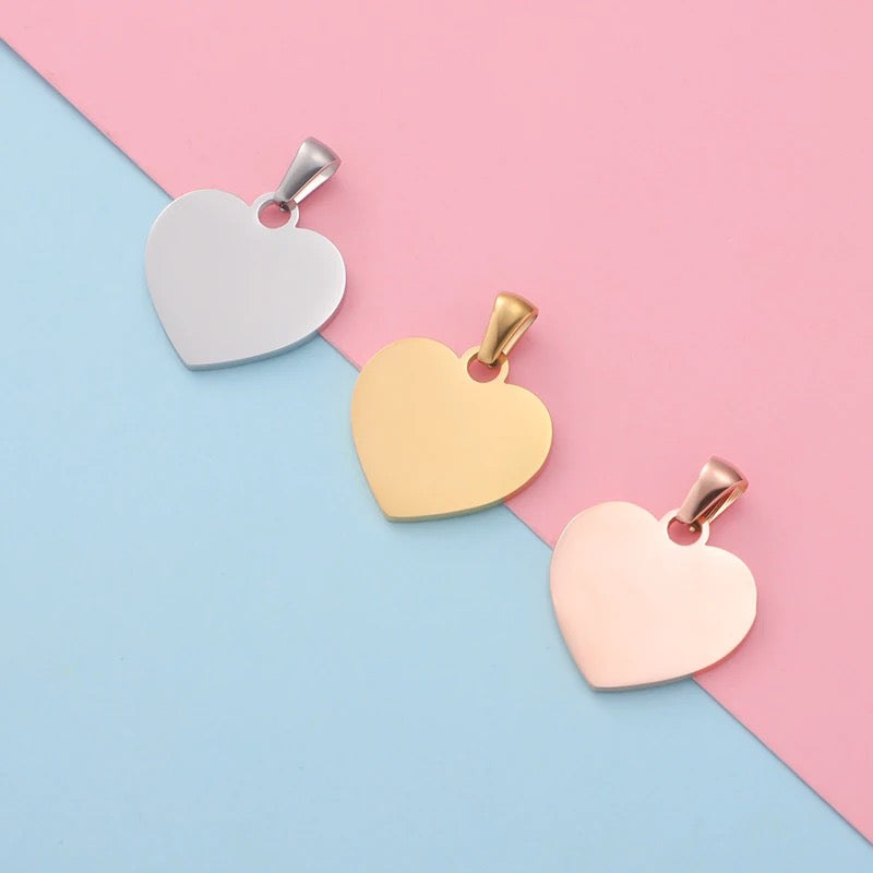 COLLAR CORAZÓN UNISEX PERSONALIZADOS