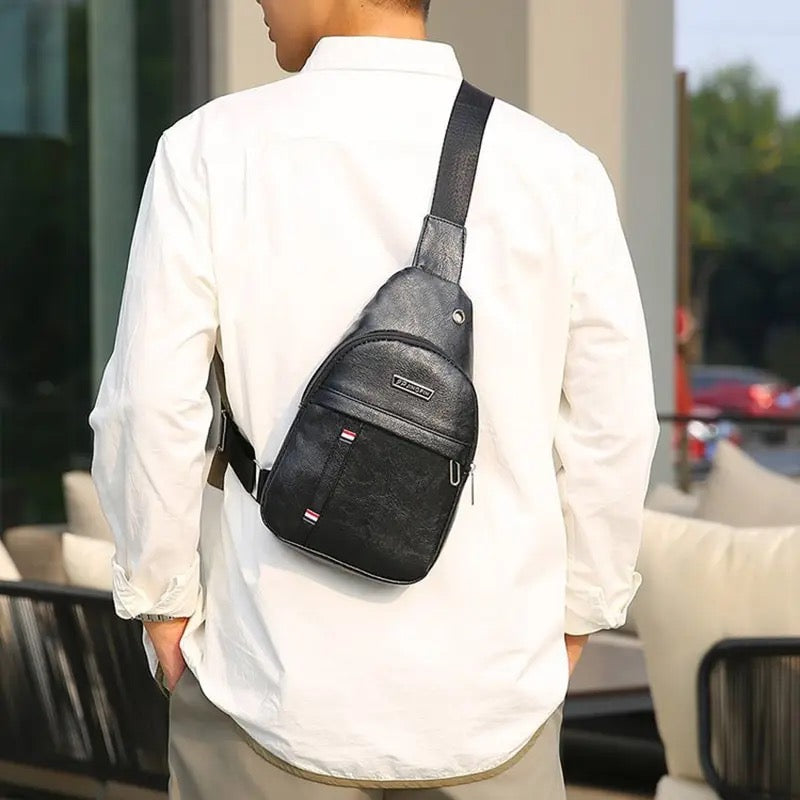 OFERTA !! BOLSOS DE PECHO LEATHER SINTÉTICO BANDOLERA