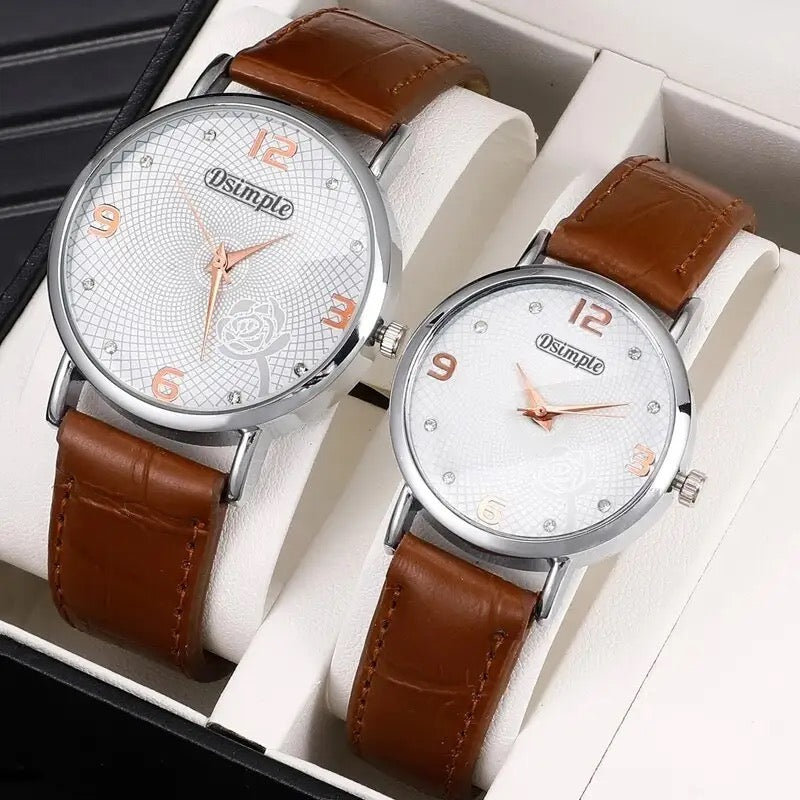 OFERTA COMBO RELOJES DE PAREJA TRENDY