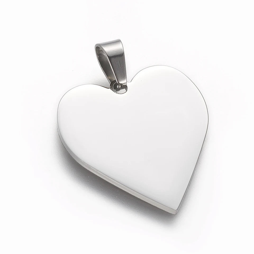 COLLAR CORAZÓN UNISEX PERSONALIZADOS