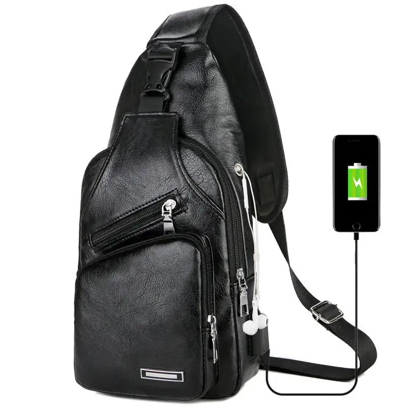 OFERTA !! BOLSOS DE PECHO LEATHER SINTÉTICO BANDOLERA