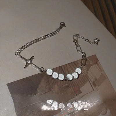BRAZALETE DE PERLAS REFLECTANTES