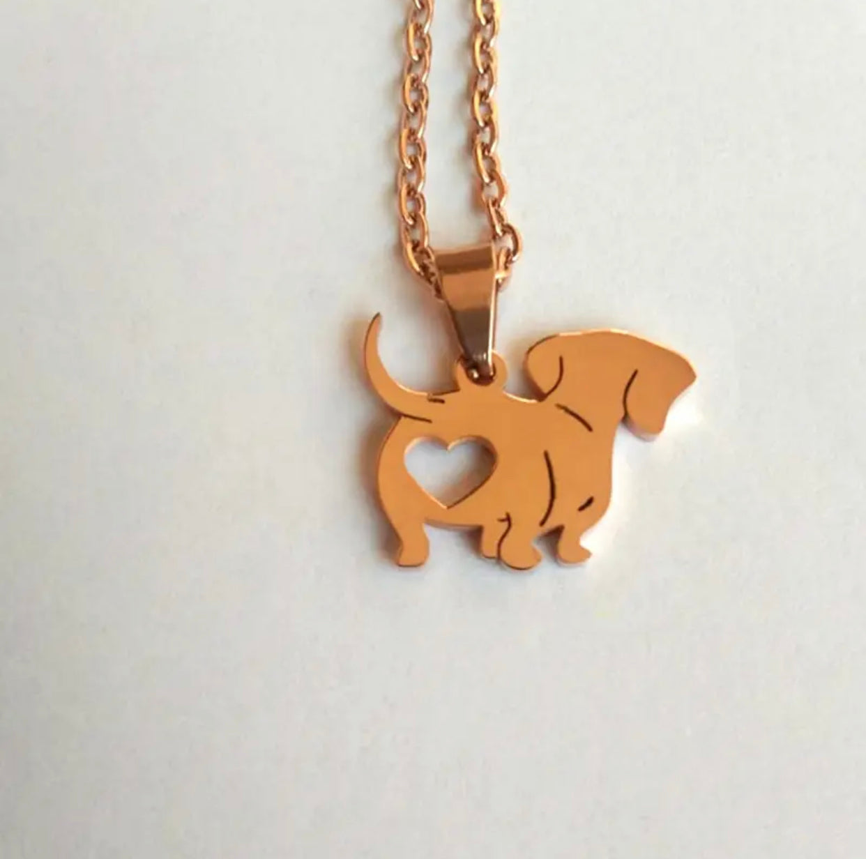 COLLAR SILUETA DE PERRITO LOVE DOGS UNISEX