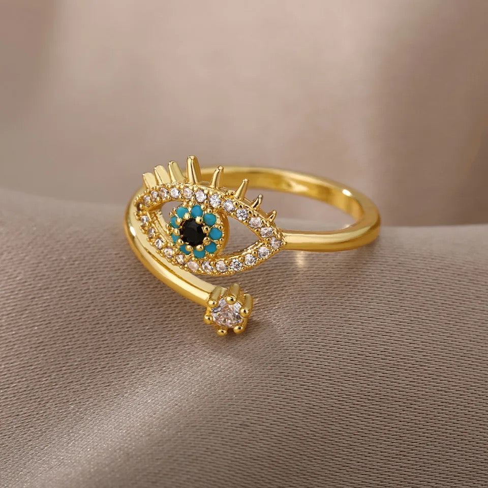 ANILLO FINO OJO TURCO MINIMALISTAS