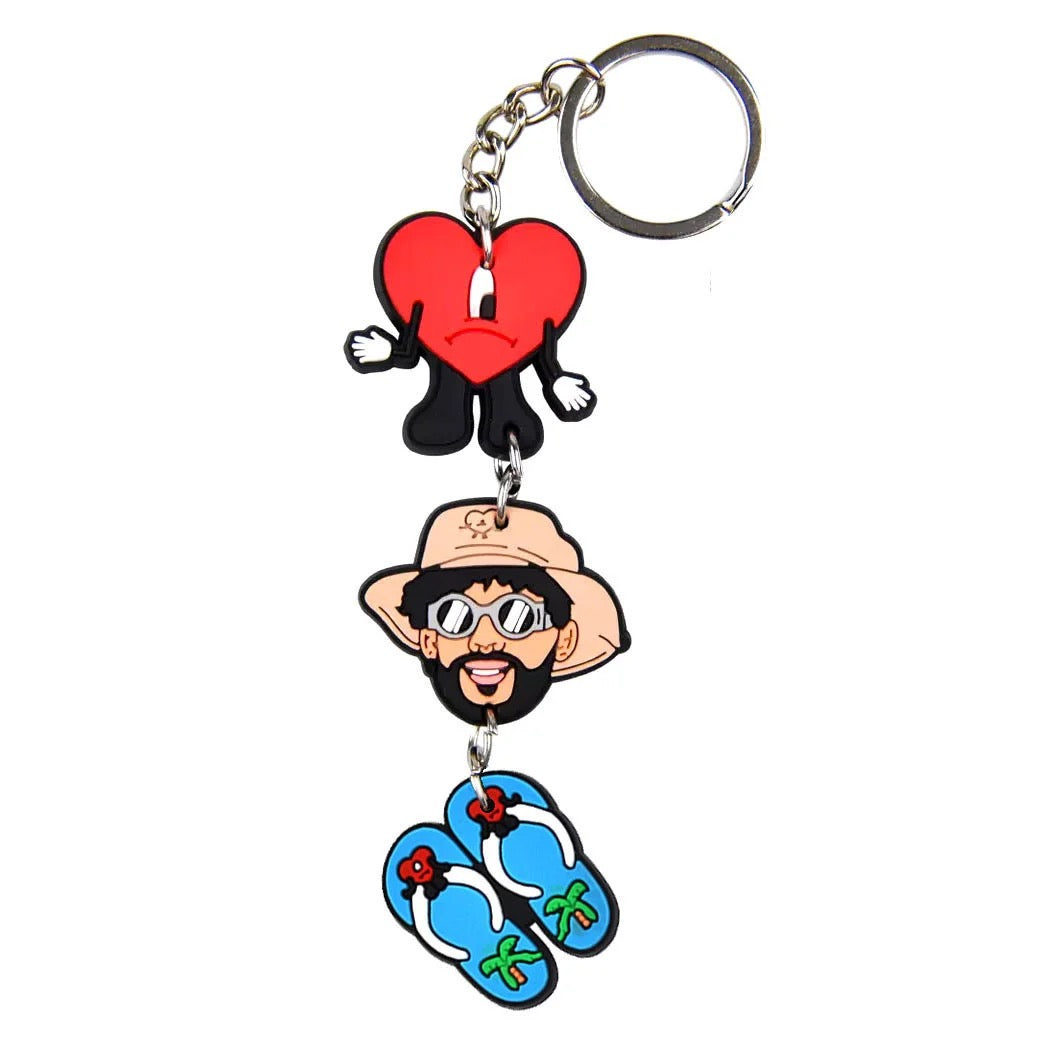 LLAVEROS BAD BUNNY UNISEX EL CONEJO MALO