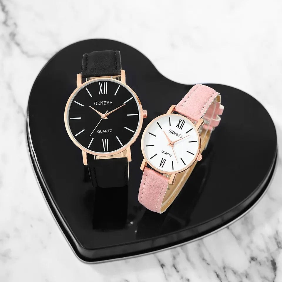 OFERTA COMBO RELOJES DE PAREJA TRENDY