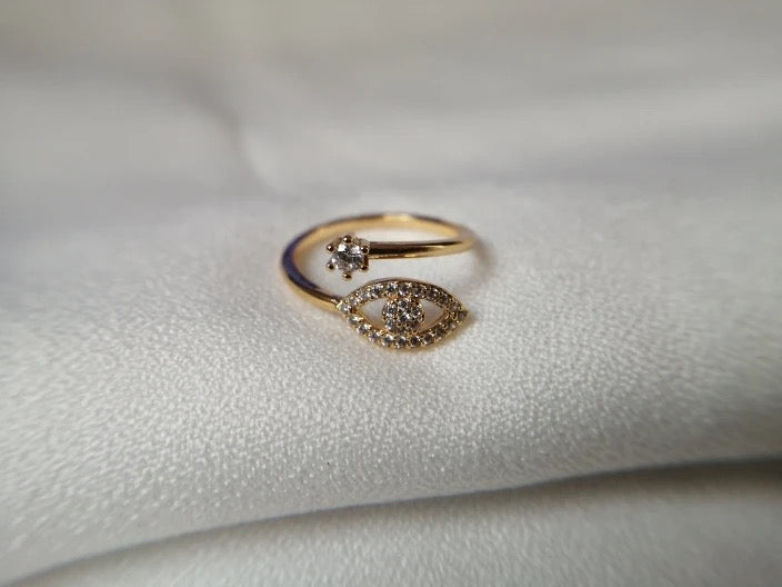 ANILLO FINO OJO TURCO MINIMALISTAS