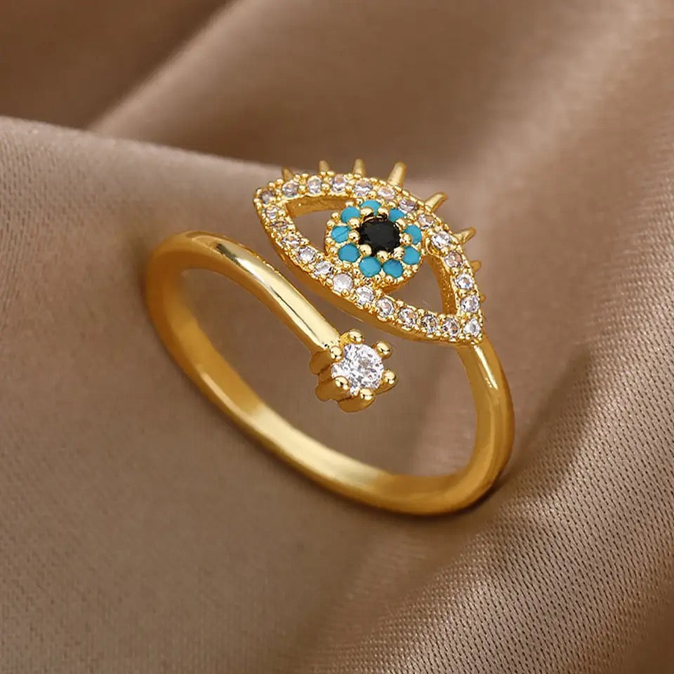 ANILLO FINO OJO TURCO MINIMALISTAS