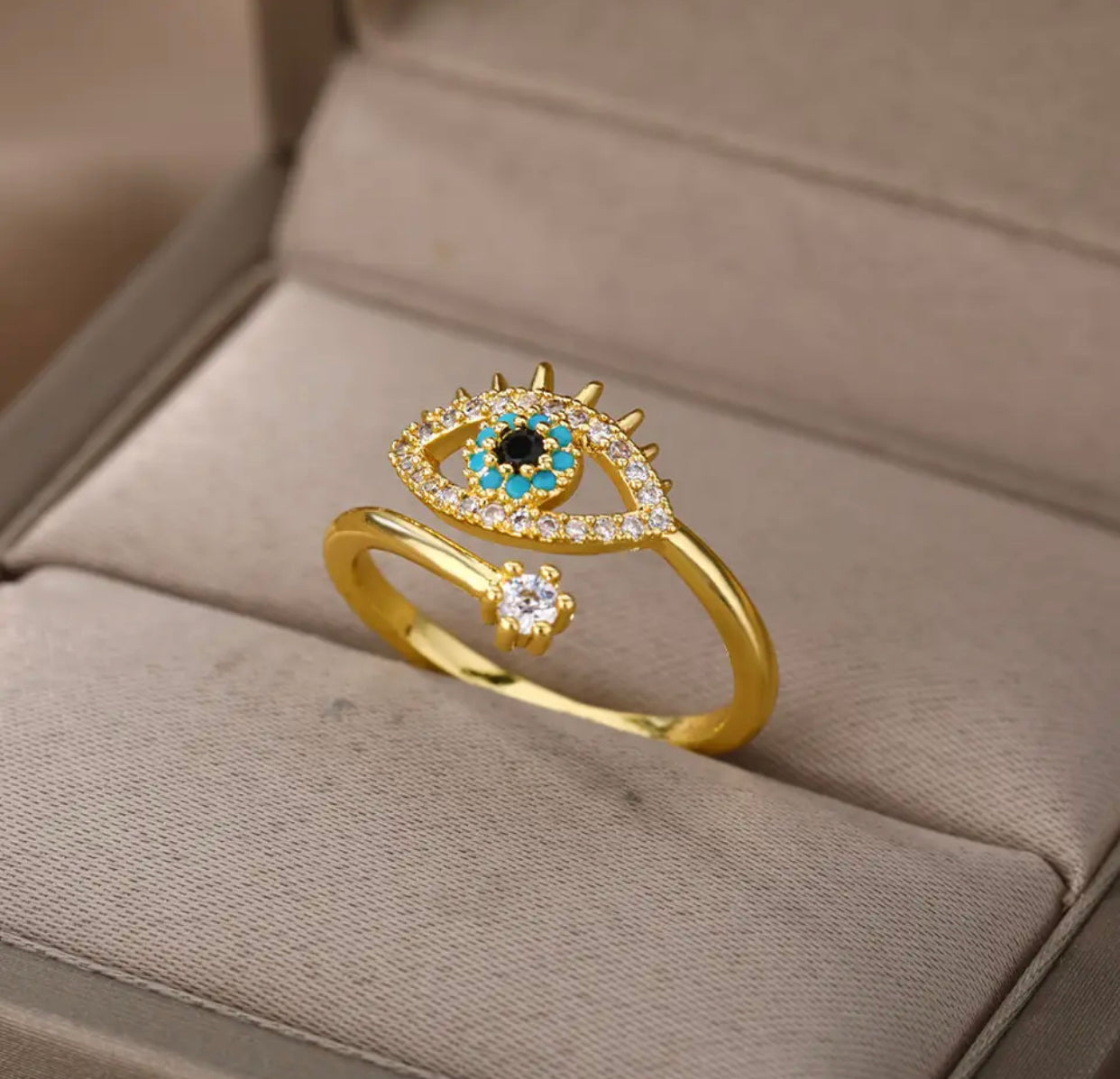 ANILLO FINO OJO TURCO MINIMALISTAS