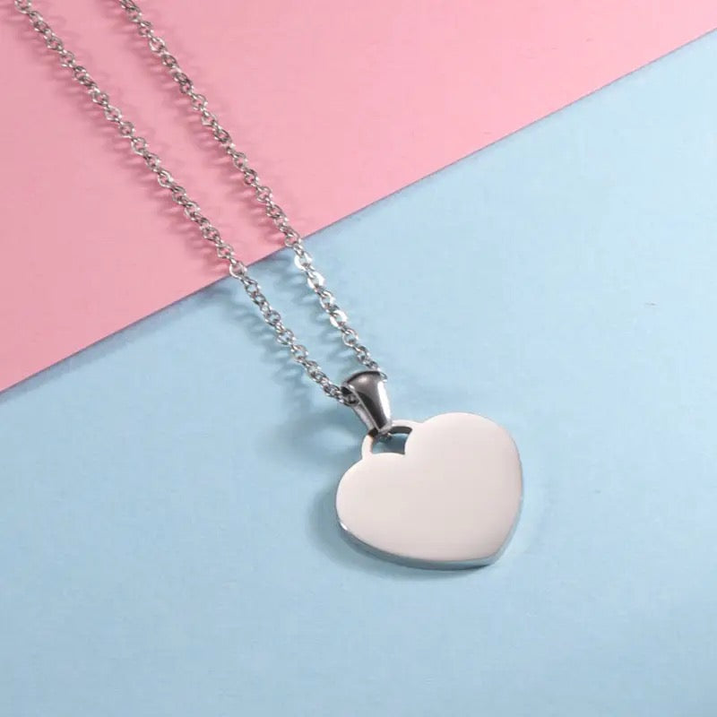 COLLAR CORAZÓN UNISEX PERSONALIZADOS