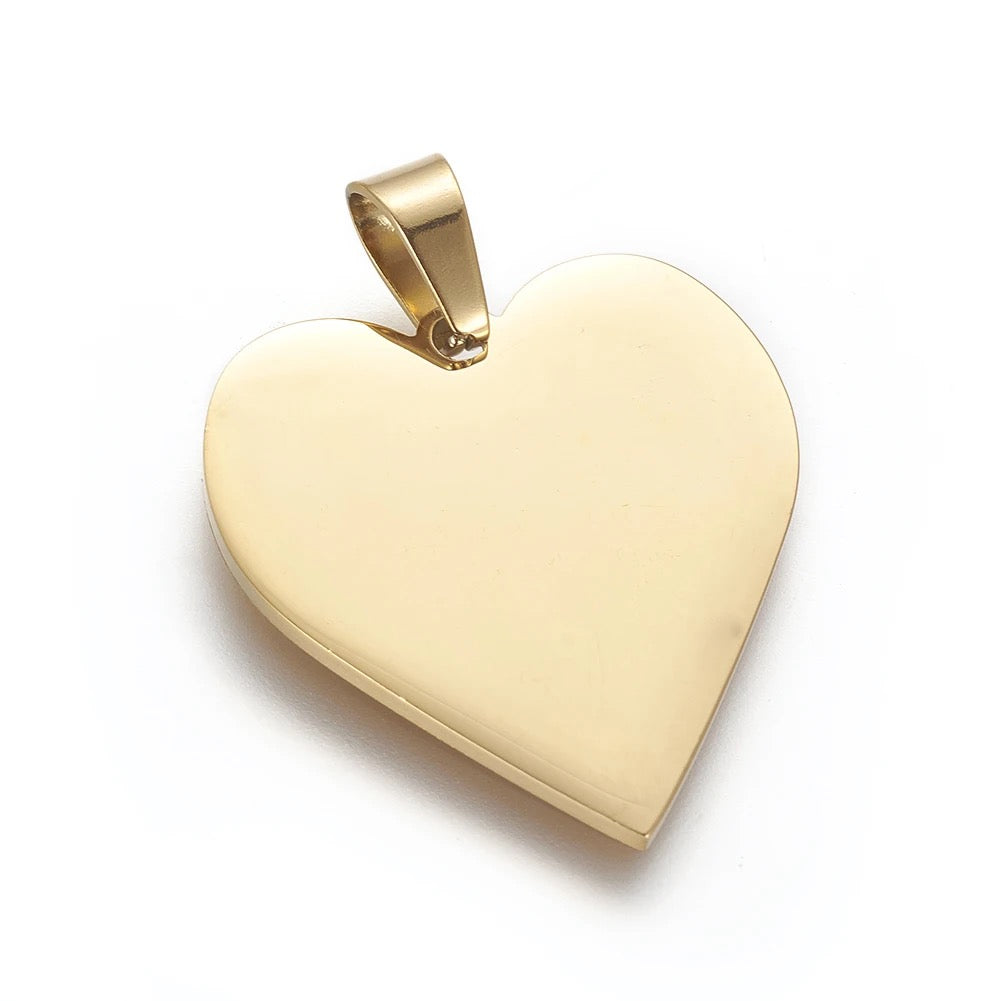 COLLAR CORAZÓN UNISEX PERSONALIZADOS