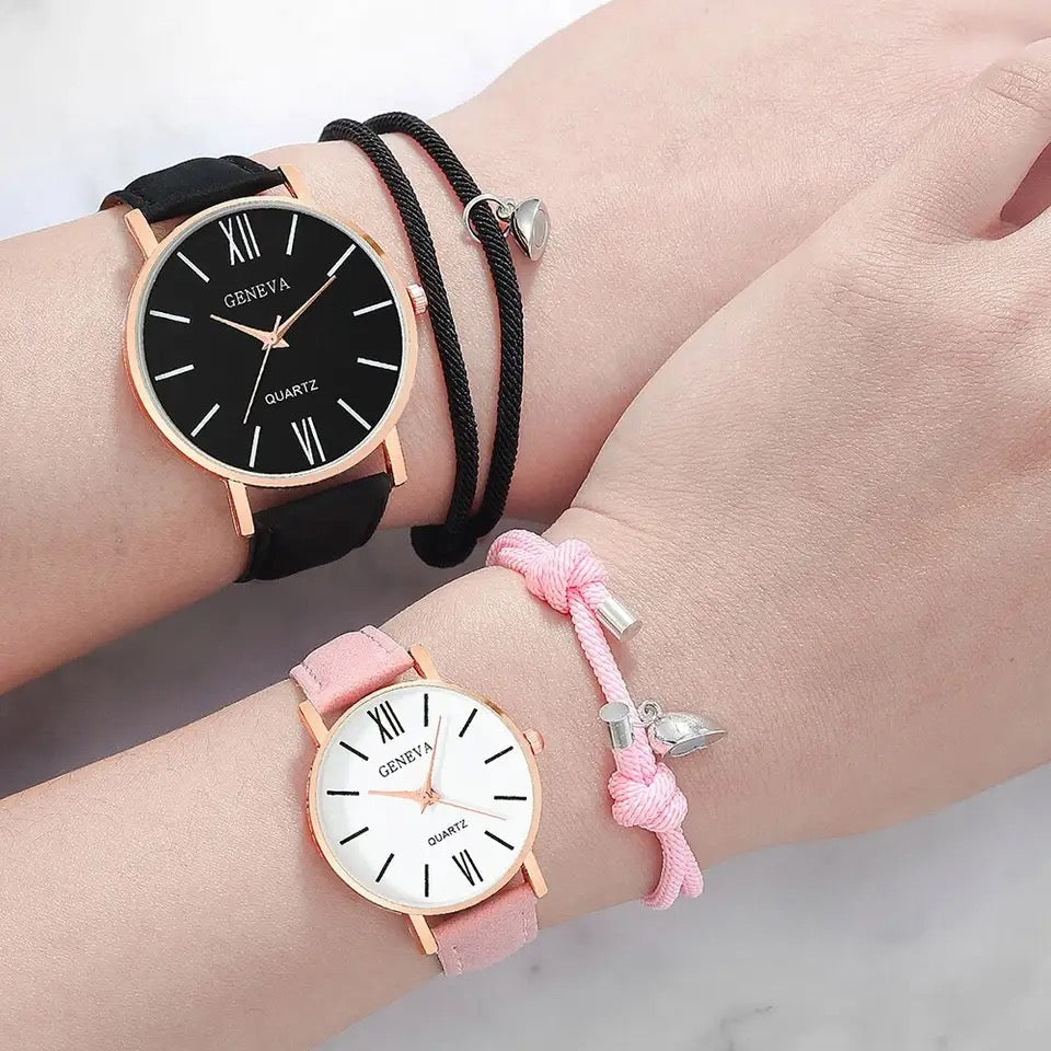 OFERTA COMBO RELOJES DE PAREJA TRENDY