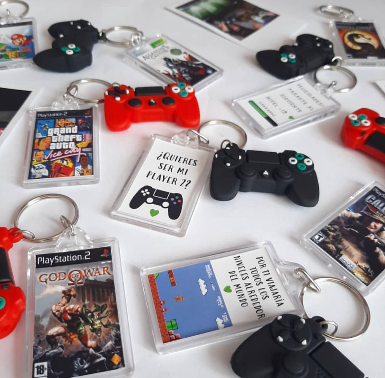 LLAVERO GAMER CONTROL DE VIDEOJUEGO