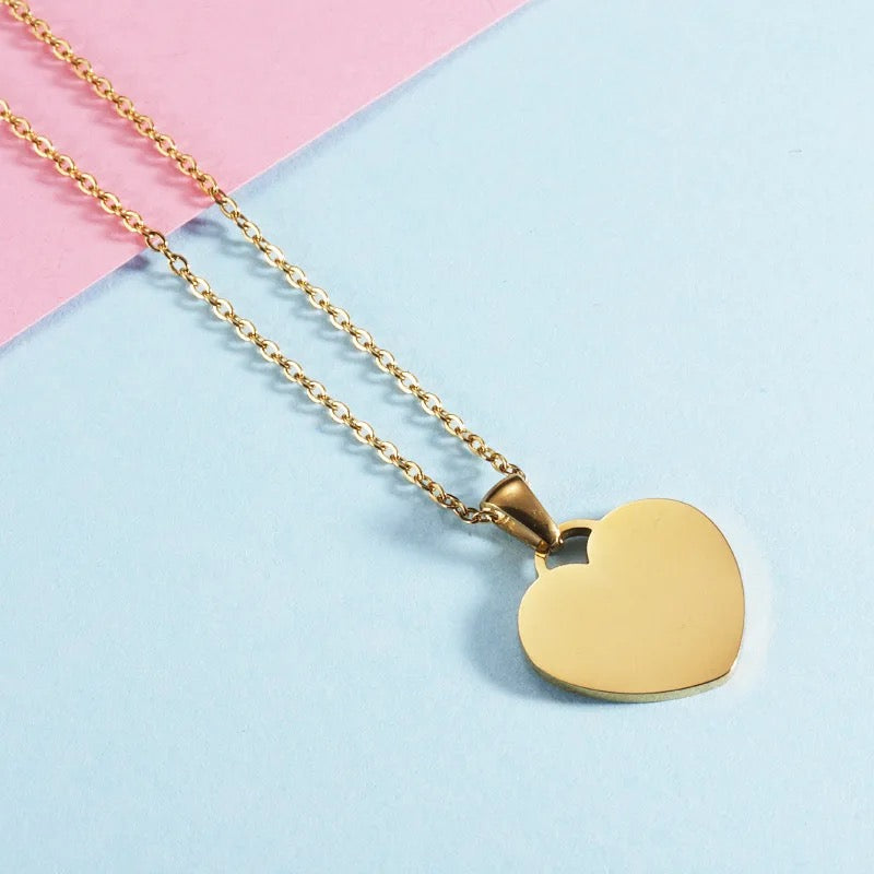 COLLAR CORAZÓN UNISEX PERSONALIZADOS