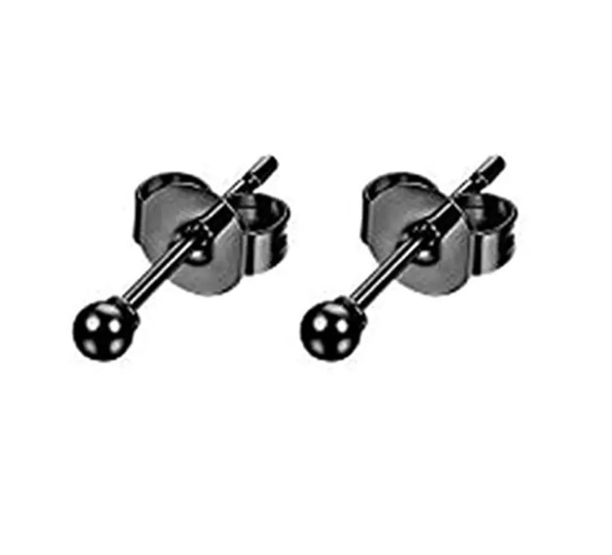 PAR ARETES PUNK ACERO INOXIDABLE