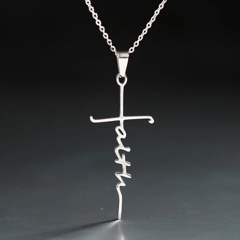 COLLAR DIJE DE FÉ  MINIMALISTA ♡†