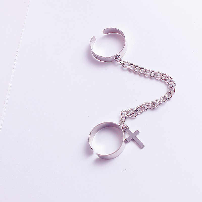 ANILLO DE CRUZ RETRO PUNK VINTAGE UNISEX