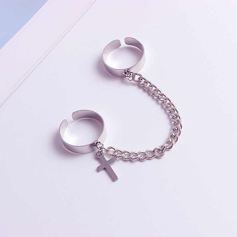 ANILLO DE CRUZ RETRO PUNK VINTAGE UNISEX
