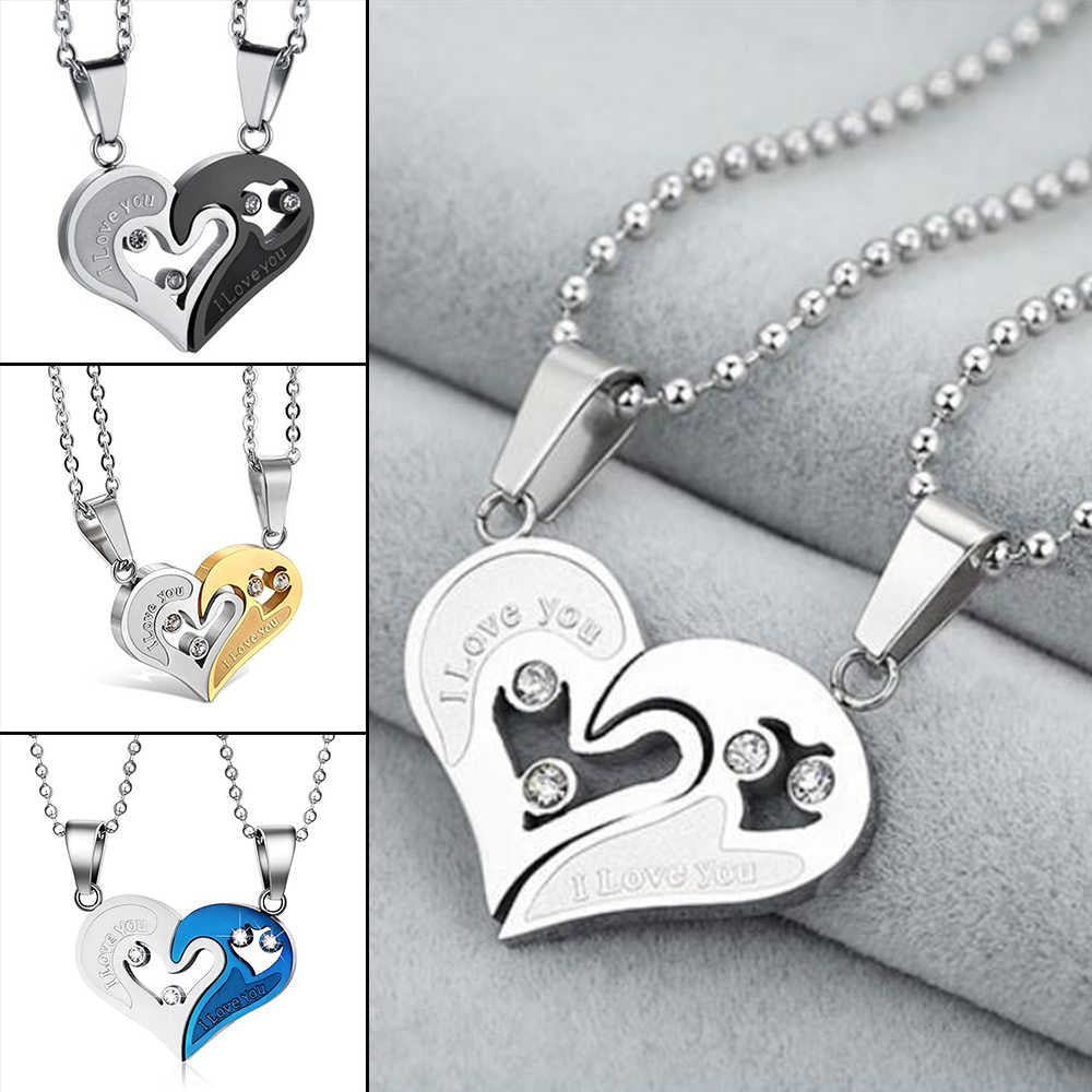 COLLARES DE PAREJA CORAZONES
