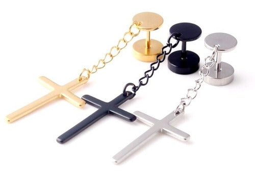 PAR ARETES PUNK ACERO INOXIDABLE