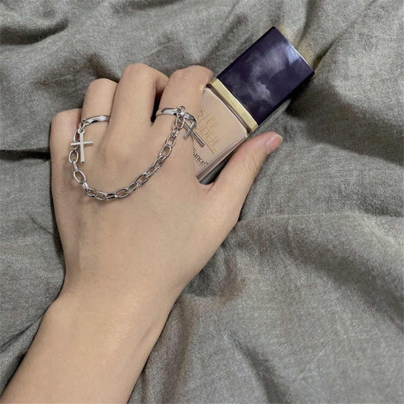 ANILLO DE CRUZ RETRO PUNK VINTAGE UNISEX