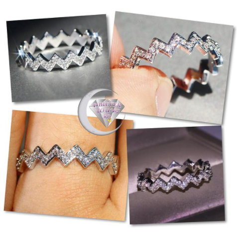 ANILLO ONDA DE CRISTAL