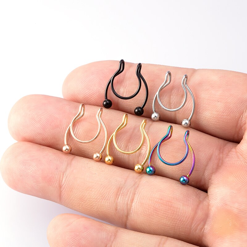 ARETES A PRESIÓN ARO DE NARIZ
