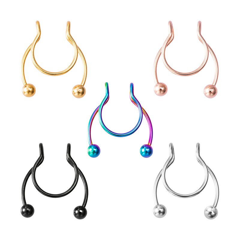 ARETES A PRESIÓN ARO DE NARIZ