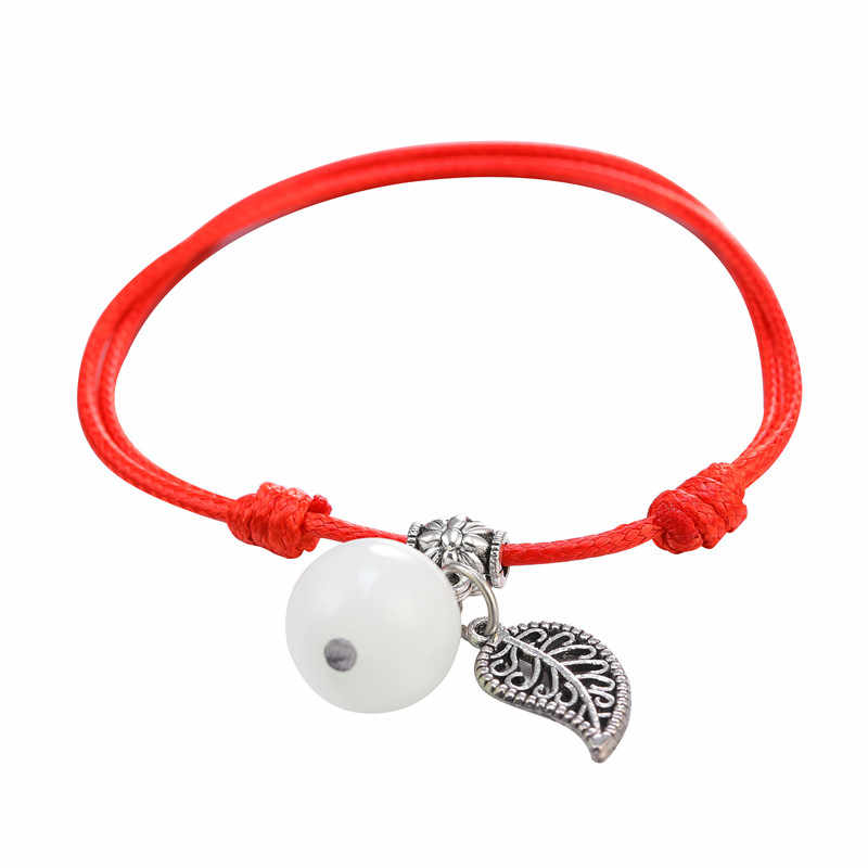 BRAZALETE \TOBILLERA CON HOJA BRILLA EN LA OSCURIDAD