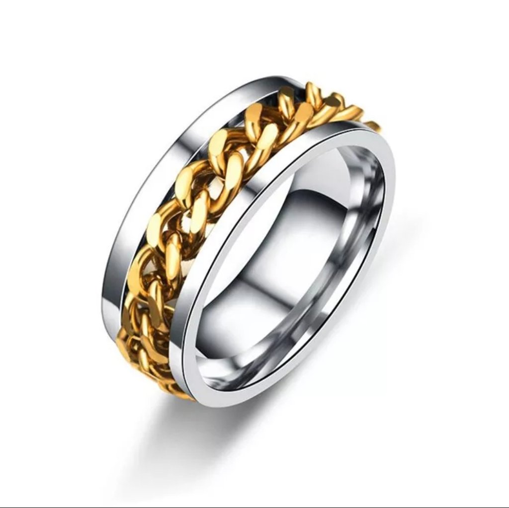 ANILLO CADENA ACERO INOXIDABLE