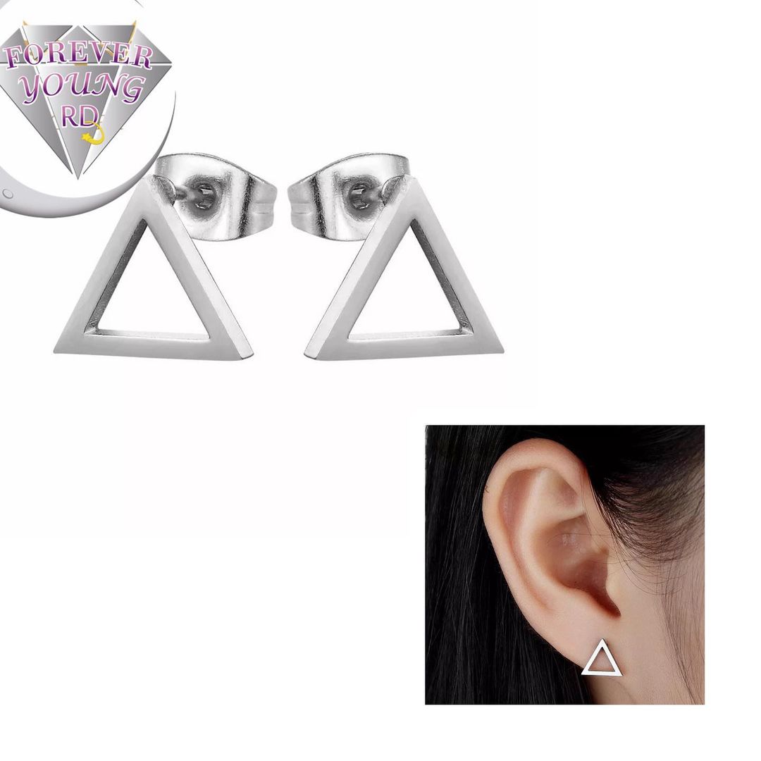 ARETES MINIMALISTAS ACERO
