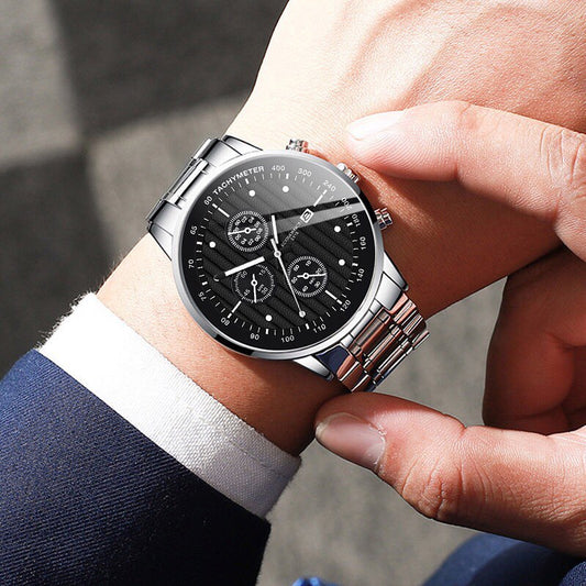 RELOJ ELEGANTE  DE CUARZO ACERO INOXIDABLE