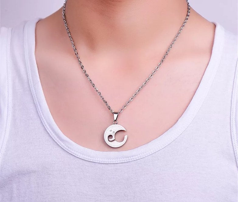COLLARES DE PAREJA NOTAS MUSICALES