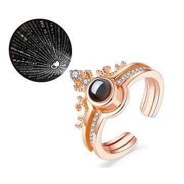 ANILLO TE AMO EN 100 IDIOMAS DIFERENTES