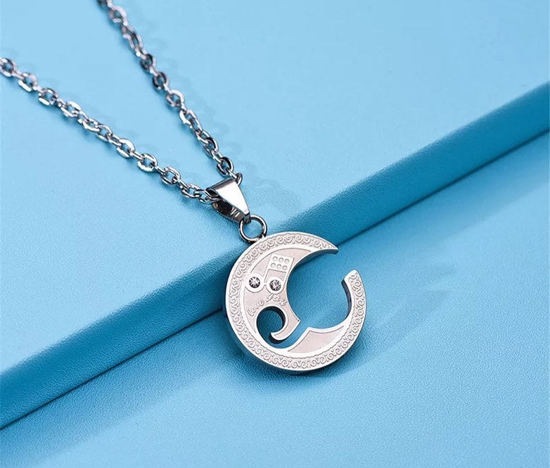 COLLARES DE PAREJA NOTAS MUSICALES