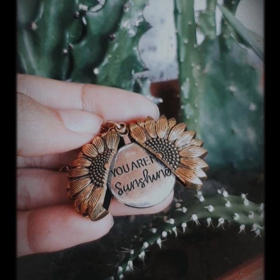 COLLAR YOU ARE MY SUNSHINE GIRASOL