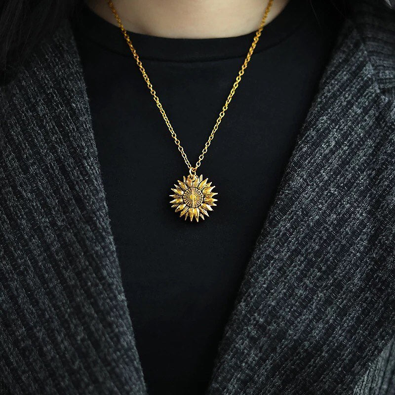 COLLAR YOU ARE MY SUNSHINE GIRASOL