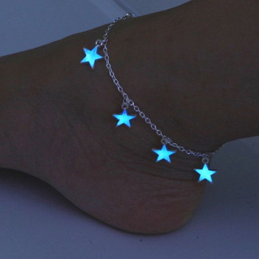 TOBILLERA ESTRELLAS BRILLA EN LA OSCURIDAD