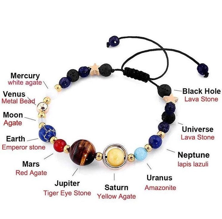 BRAZALETE SISTEMA SOLAR AJUSTABLE