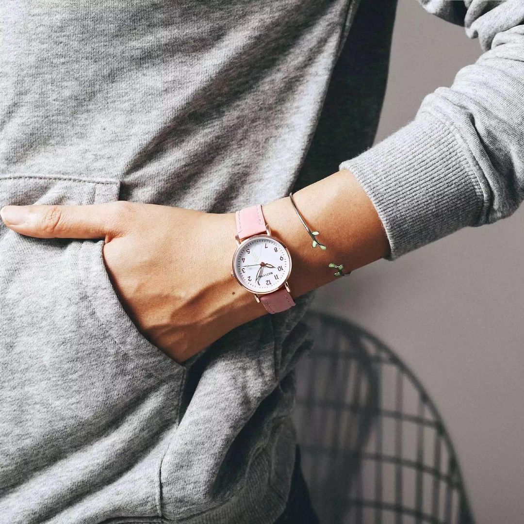 RELOJ VINTAGE MINIMALISTA BRILLA EN LA OSCURIDAD
