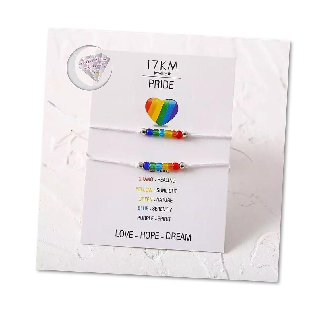 PULSERAS PRIDE LGBT CON EXHIBIDORES
