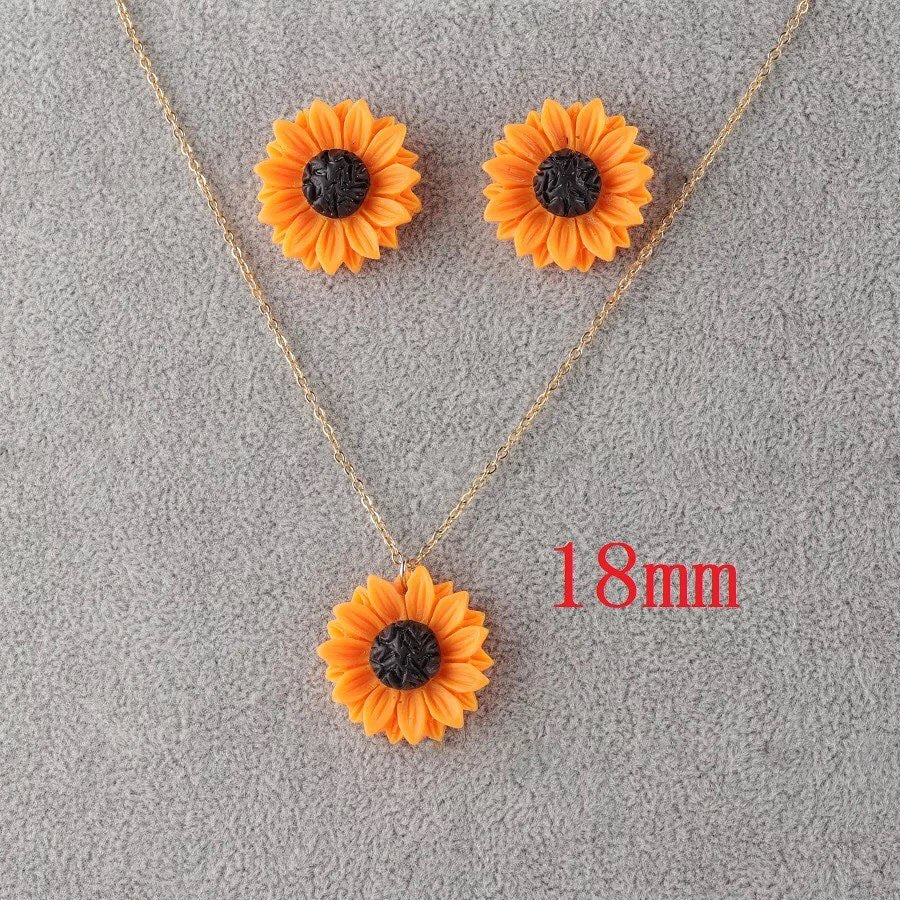 SET DE COLLAR GIRASOL